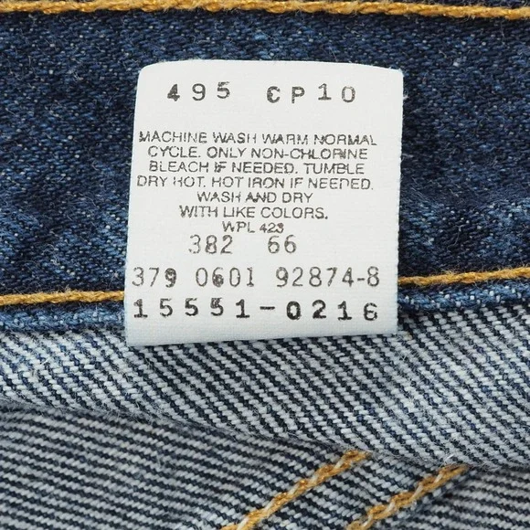 Classic Straight Leg Women's Jeans - Blue - Picture 10 of 11